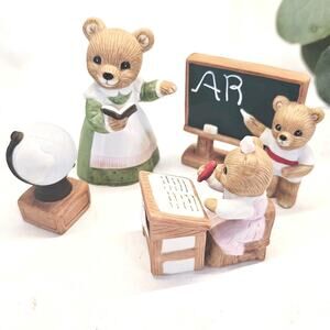 Vintage 5 School Classroom Bears HOMCO Home Interiors Teacher Students #1409